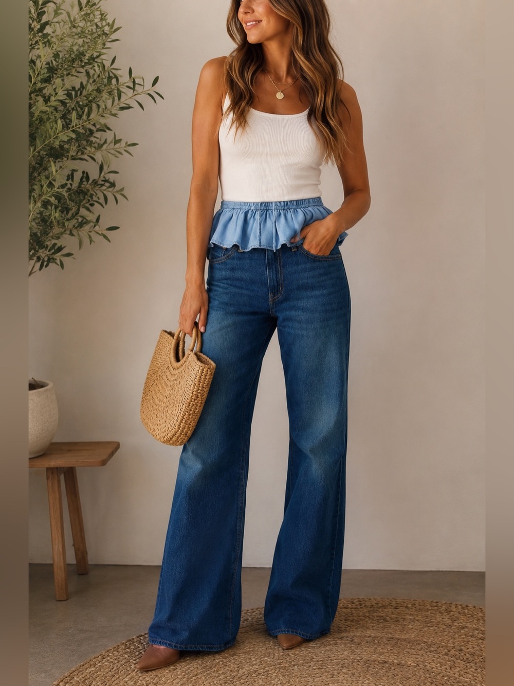 💙NWT Levi's -  Women's Middy Loose Bootcut Jeans - Good Fo Good Fortune